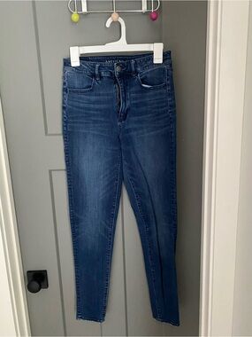 American Eagle Outfitters Dark Blue Skinny Jeans